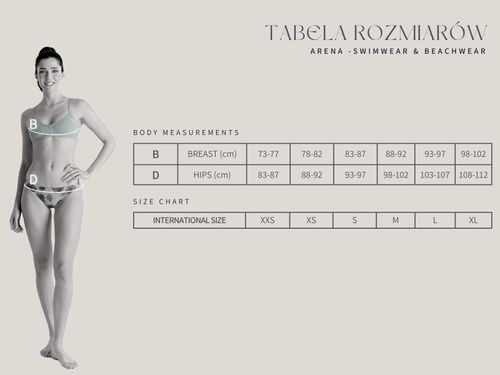 Strój kąpielowy damski dwuczęściowy kostium bikini na basen Arena Profile S na Arena.pl