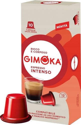 Kapsułki do Nespresso Gimoka Zestaw 10 x 10 MIX Espresso Lungo na Arena.pl
