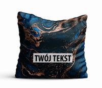 Poduszka Dekoracyjna MARMUR  z Twoim napisem M14