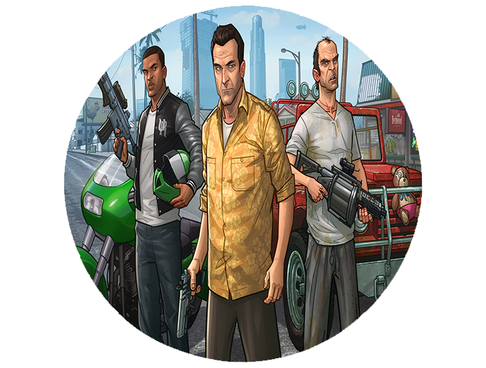 Podkładka pod myszkę GTA zdjęcie 2