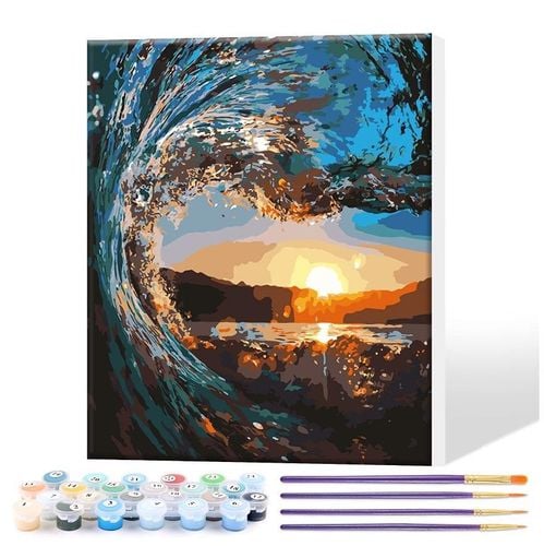 DIY Akrylowe Malowanie według numerów Krajobraz na Arena.pl