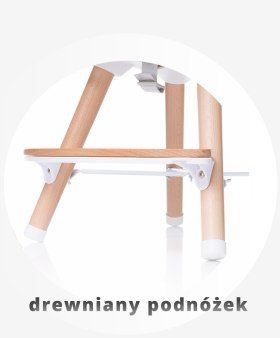 Krzesełko dziecięce Scandy Grey na Arena.pl