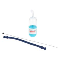 SŁOMKA SILIKONOWA CZYŚCIK SKŁADANA W ETUI WIELORAZ