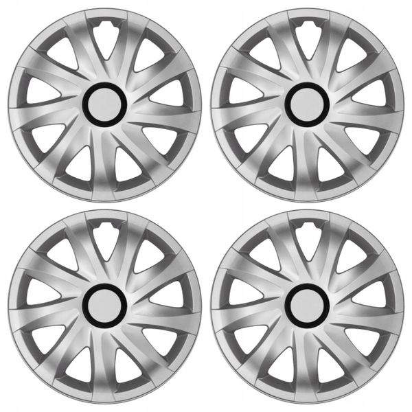 Kołpaki uniwersalne Kando 15 cali 4 sztuki zdjęcie 3