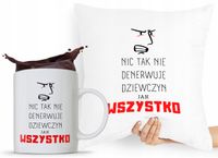 Zestaw Poduszka + Kubek Prezent Dla Dziewczyny Z Nadrukiem Ze Zdjęciem