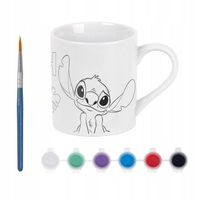 Totum ceramiczny kubek do malowania farbami Disney Stitch zestaw kreatywny