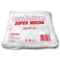 reklamówka 25x45 hdpe biała 14 mic 120 szt
