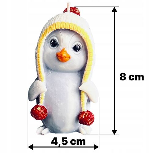 ŚWIECA Z WOSKU PSZCZELEGO PINGWIN 1 SZT na Arena.pl