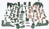 KX6187 Żołnierzyki baza wojskowa figurki zestaw 114el.