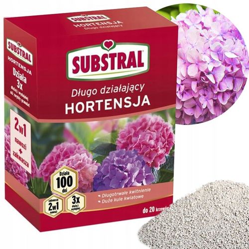 SUBSTRAL 100 DNI DO HORTENSJI 1KG NA KWITNIENIE I PĄKI na Arena.pl