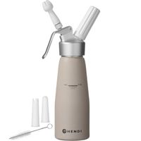 syfon do bitej śmietany taupe 0,5 l - hendi 975893