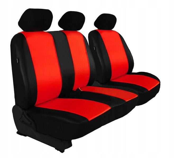 Pokrowce ekoskóra 2+1 OPEL VIVARO BUS (do 2014r) zdjęcie 8