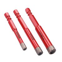 zestaw otwornic diamentowych do gresu 3 elementy hex 6 8 10 mm kd12645
