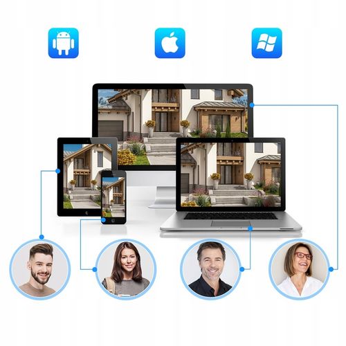 ZEWNĘTRZNA OBROTOWA KAMERA IP 3MP 2K WIFI6 2.4G&5G A-1008 na Arena.pl