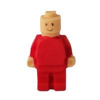 Cukrowy ludzik - figurka na tort - czerwony