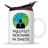 Kubek Prezent Dla Kierownika Najlepszy Kierownik Z Nadrukiem Ze Zdjęciem