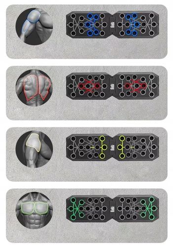 DESKA DO POMPEK PLATFORMA DO ĆWICZEŃ UCHWYTY WIELOFUNKCYJNA PUSH UP na Arena.pl