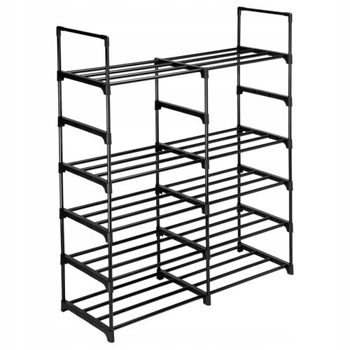 STOJAK NA BUTY OBUWIE REGAŁ PÓŁKA WYSOKA WĄSKA DUŻA MODUŁOWA 10 POZIOMÓW na Arena.pl