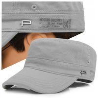 PATROLÓWKA Męska Czapka z Daszkiem Bawełniana POPIELATA Pako Jeans