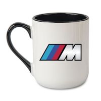 KUBEK „BMW M" Wzór - Elegant Coffee Czarny 330 ml