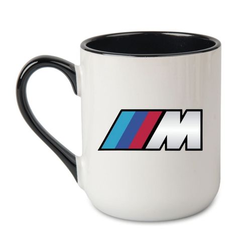KUBEK „BMW M" Wzór - Elegant Coffee Czarny 330 ml na Arena.pl