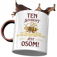 Kubek Bordowy Dla Studenta Jest Osom! Prezent Z Nadrukiem Ze Zdjęciem