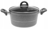 GARNEK MARMUROWY Szary 28cm INDUKCJA 6,8l 12044