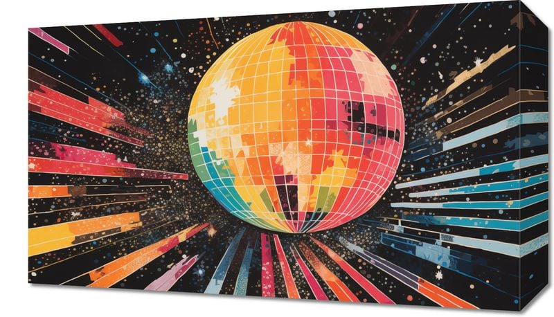 Obraz 50x30cm Disco Gra! zdjęcie 1