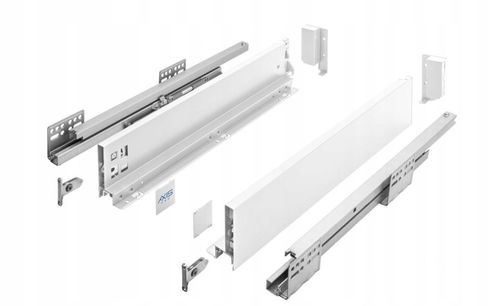 SZUFLADA GTV AXIS PRO 500A1 NISKA L500 H86 BIAŁA CICHY DOMYK WYSUW na Arena.pl