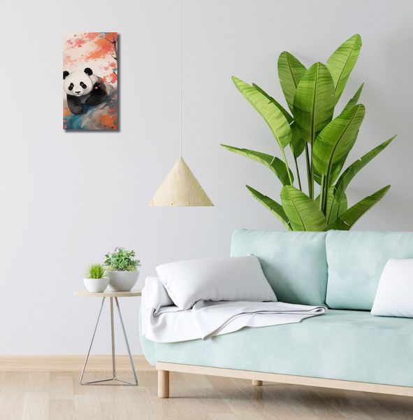 Obraz 20x40cm Panda wśród Klonów zdjęcie 2