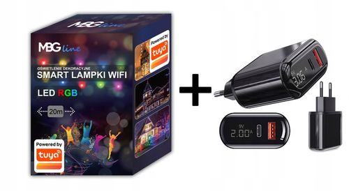 Lampki Choinkowe LED WIFI Świąteczne SMART taśma TUYA 20m 200szt MULTIKOLOR na Arena.pl