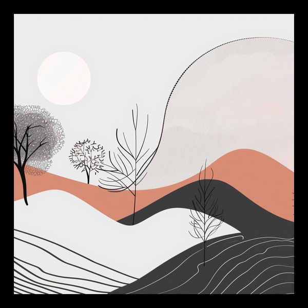 Plakat 30x30cm Półcień Widoku zdjęcie 2