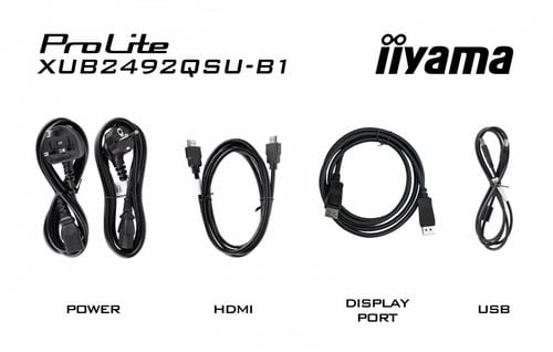 Monitor LED 24" iiyama ProLite XUB2492QSU-B1 na Arena.pl