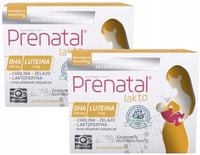 PRENATAL LAKTO żelazo laktoferyna DHA luteina dla kobiet karmiących 2x60 k