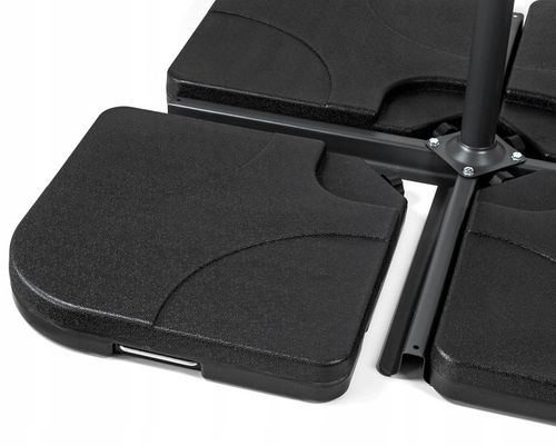 PODSTAWA PARASOLA OGRODOWEGO obciążnik pod parasol OBCIĄŻENIE 4 x 15KG BAZA na Arena.pl