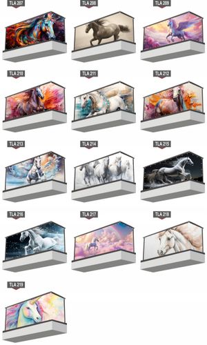 Osłona balkonowa mata ozdobna na balkon pod wymiar KONIE RÓŻNE WZORY na Arena.pl