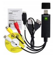 Video GRABBER EasyCap zgrywanie kaset VHS kamer PC WIN 7 8 10