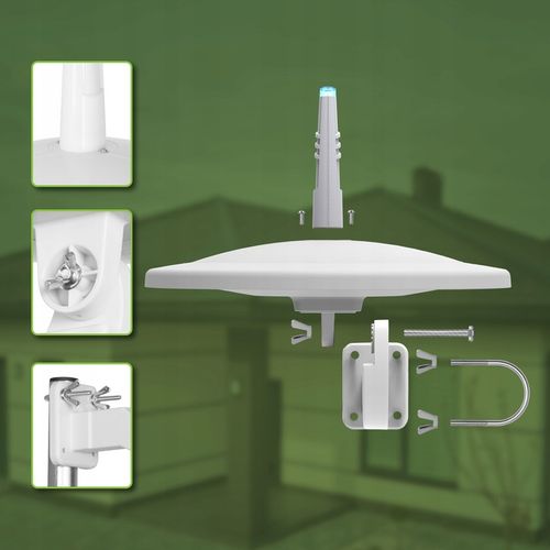 ANTENA DVBT2 DO TV NAZIEMNEJ DOOKÓLNA COMBO VHF UHF 4K LTE Digital720 VAYOX na Arena.pl