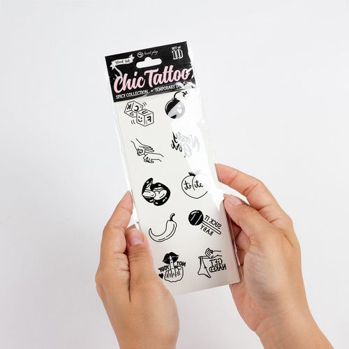 set of 10 temporary tattoos   spicy collection na Arena.pl