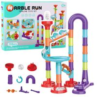 Zestaw Tor Dla Kulek Kulkodrom Zjeżdżalnie Kolorowa Konstrukcja