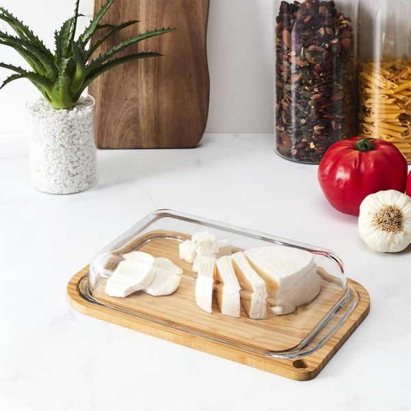 Pojemnik bambusowy 28cm Clear zdjęcie 2