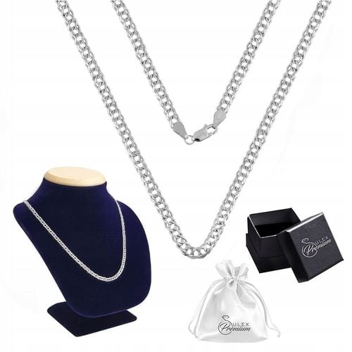 Łańcuszek srebrny pr. 925 Splot Rombus Rombo do Zawieszek | 55 cm x 2.5 mm na Arena.pl