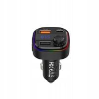 TRANSMITER SAMOCHODOWY FM BLUETOOTH LED USB i USB-C QC 3.1A RECCI