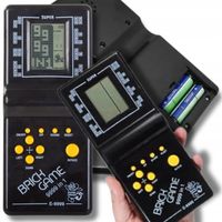 2X ELEKTRONICZNA GRA TETRIS WĘŻYK KONSOLA KIESZONKOWA RETRO ZRĘCZNOŚCIOWA