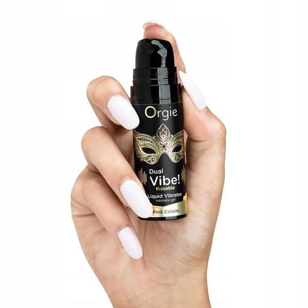 Żel intymny. Wibrujący, stymulujący. Smak i zapach Pina Colada. zdjęcie 3