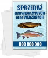 Ulotki A4 reklamowe firmowe 100 sztuk wiele wzorów SPRZEDAŻ RYB