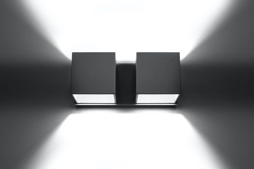 Kinkiet LAMPA ścienna SL.0658 loftowa OPRAWA metalowa cubes kostki szare na Arena.pl