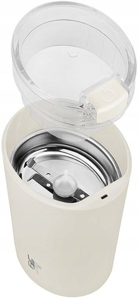 Młynek do kawy Lafe MKB-005 Elektryczny udarowy 150W Kość słoniowa zdjęcie 4