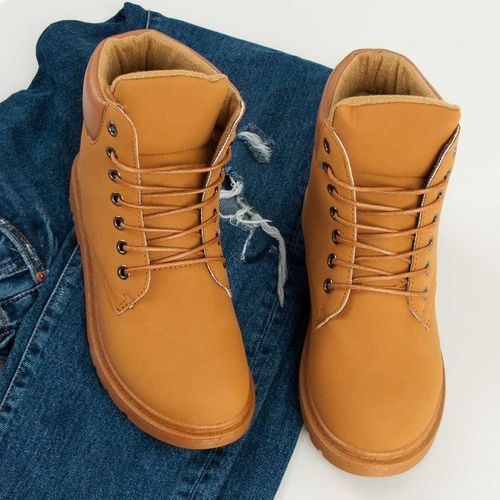 CAMELOWE TRAPERKI Rozmiar - 39 na Arena.pl