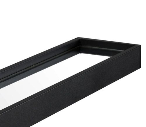 Lustro z półką 70cm czarne na Arena.pl